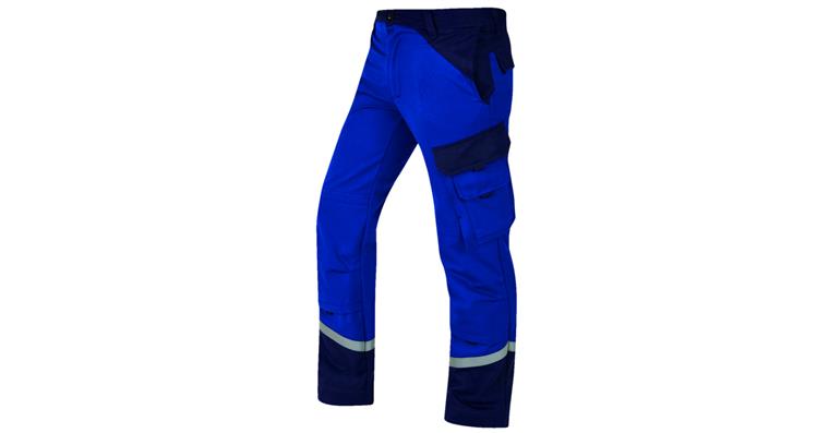 Trousers Multisix cornflower blue/navy blue size 52