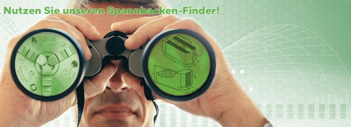 Der Spannbacken-Finder bietet Ihnen alle Vorteile: